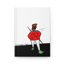 Load image into Gallery viewer, Hardcover Journal — Minimalist Cartoon Knight Illustration Notebook