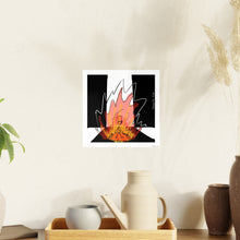 Load image into Gallery viewer, Photo Art Poster - Mo thru the fire Illustration