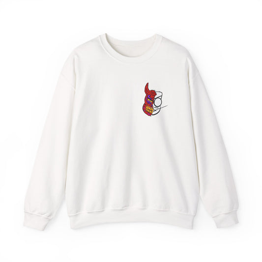 Crewneck Sweatshirt — Hand-Drawn Flaming Mo (everythingmo.com)