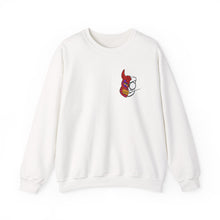 Load image into Gallery viewer, Crewneck Sweatshirt — Hand-Drawn Flaming Mo (everythingmo.com)
