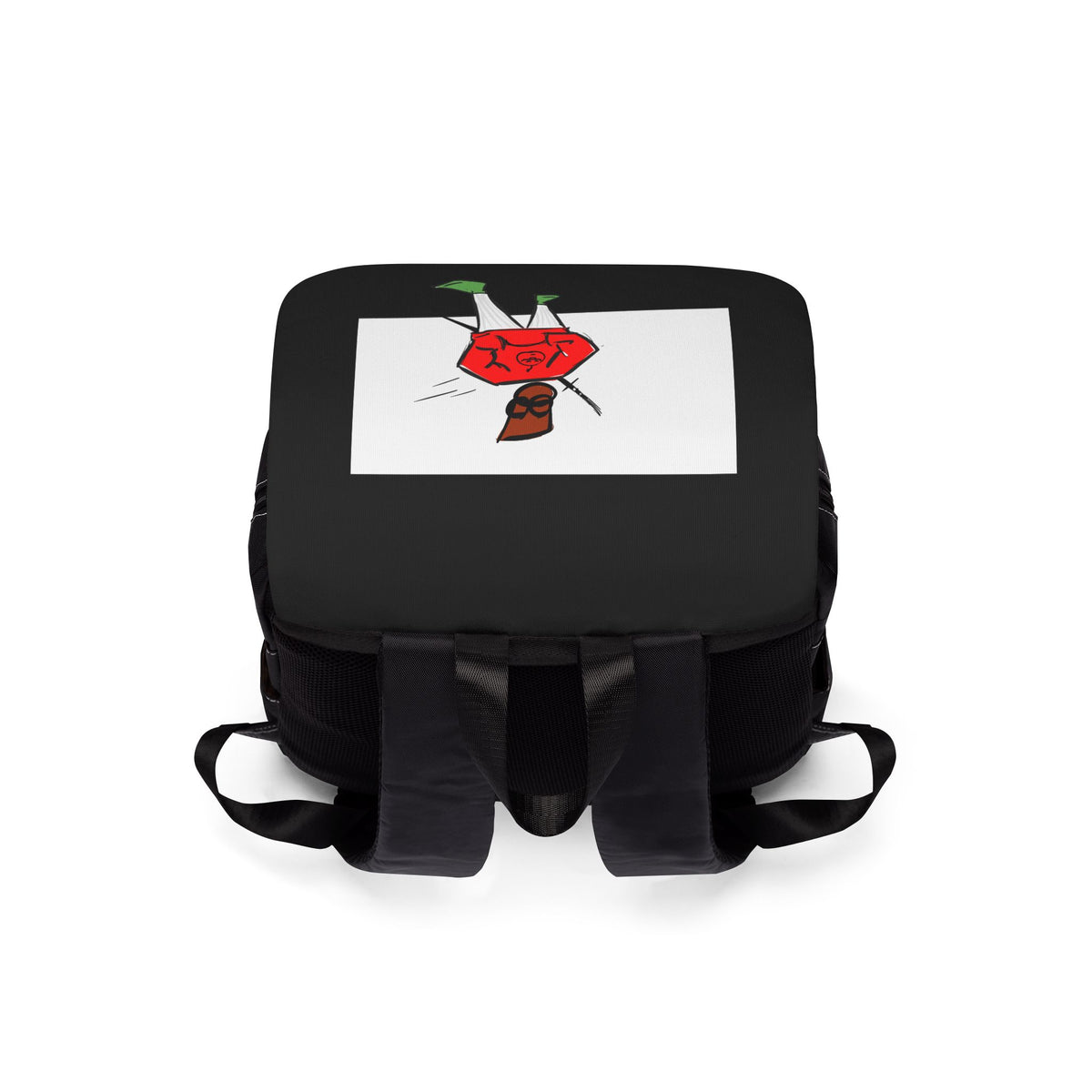 Backpack — Playful Cartoon Character Graphic Shoulder Backpack