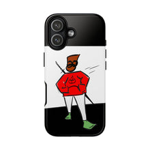 Load image into Gallery viewer, Phone Case — 'Tough Cases' Quirky Cartoon Tough Guy Protective Cover
