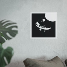 Load image into Gallery viewer, Fine Art Poster — Dreamer Illustration (Black &amp; White
