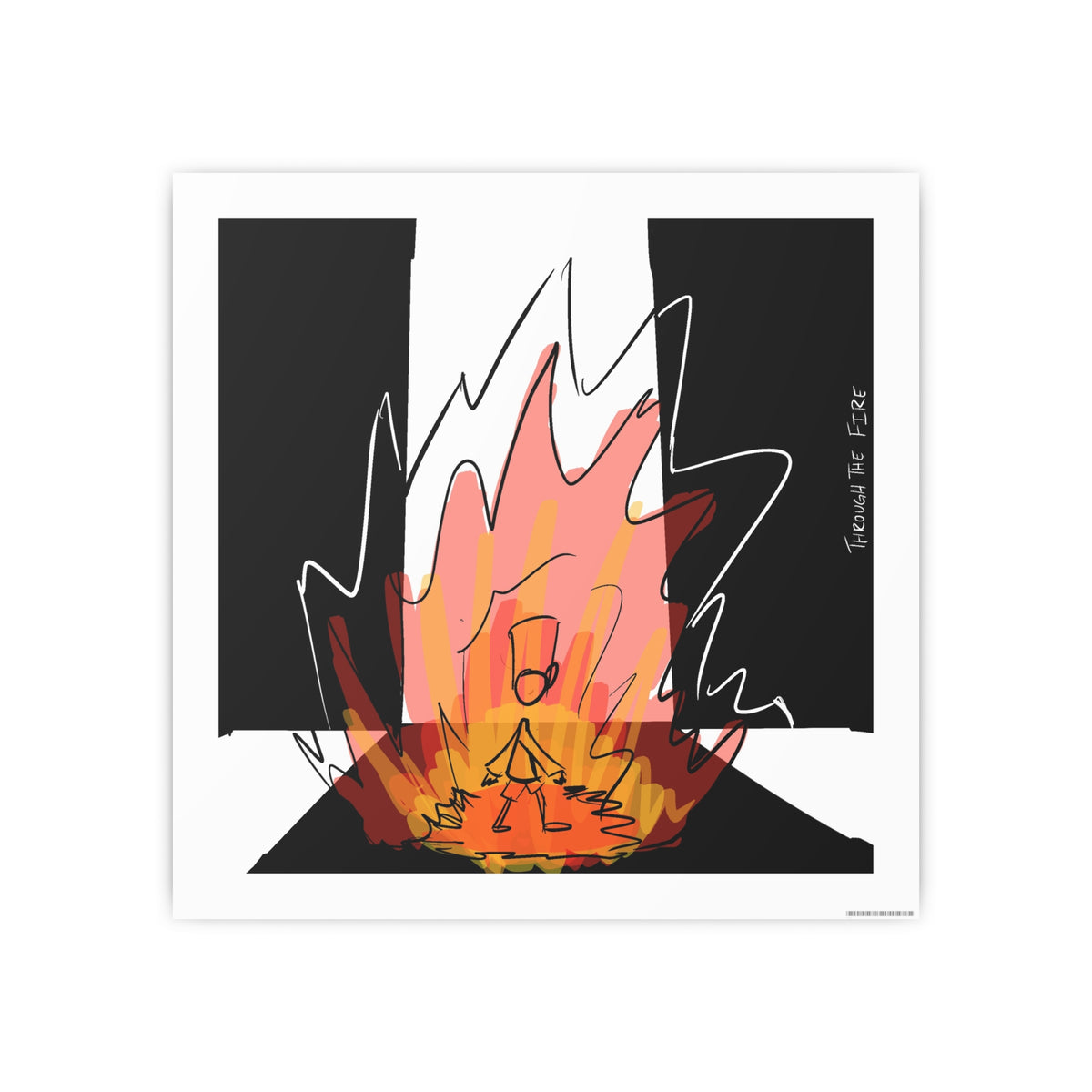 Photo Art Poster - Mo thru the fire Illustration