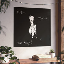 Load image into Gallery viewer, Fine Art Poster — "Mo’s Resolve" Minimalist Black &amp; White Wall Art
