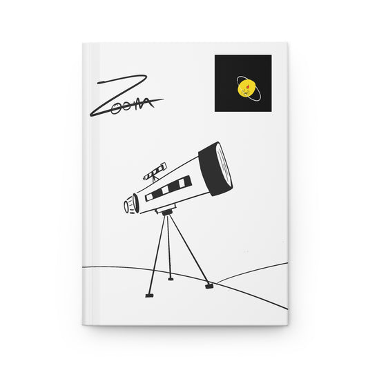 Astronomy Hardcover Journal – Telescope & Orbit Notebook for Stargazers