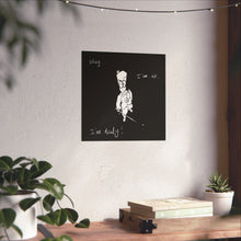 Load image into Gallery viewer, Fine Art Poster — "Mo’s Resolve" Minimalist Black &amp; White Wall Art
