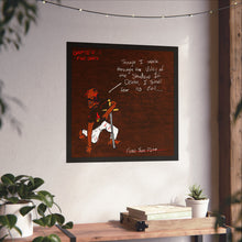 Load image into Gallery viewer, Inspirational Comic Poster — "Though I Walk Through the Valley" Fine Art Print
