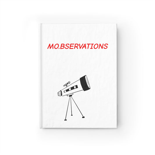 Modern Telescope Journal — Geometric Abstract Notebook for Stargazers