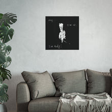 Load image into Gallery viewer, Fine Art Poster — "Mo’s Resolve" Minimalist Black &amp; White Wall Art
